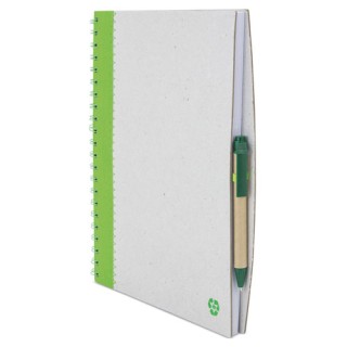 Cuaderno reciclado tamaño A4 personalizado